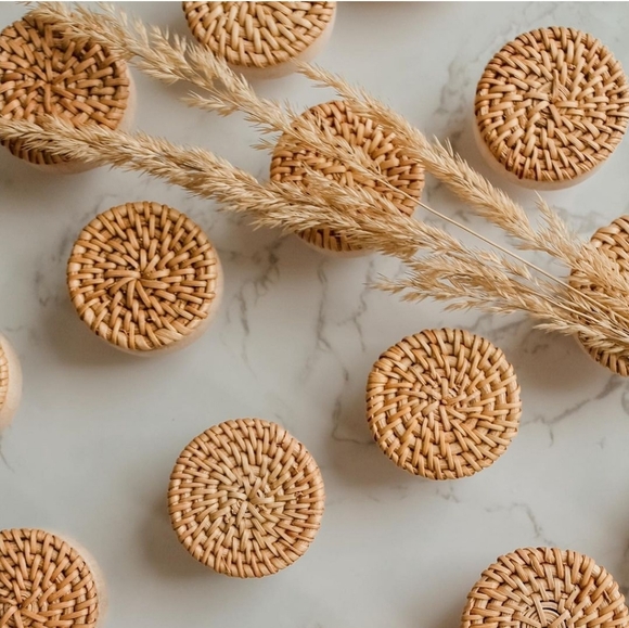 Boho Rattan Furniture Knobs ✨️ (12-count) - Picture 3 of 9